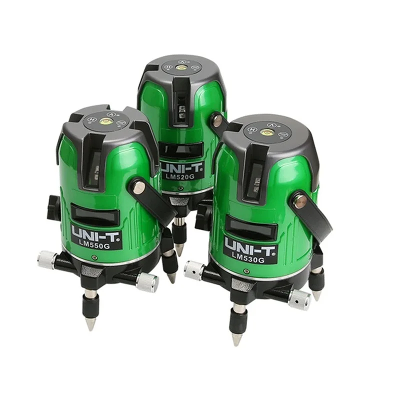 

UNI-T LM520G LM530G LM550G Laser Level 2 Lines 3 Lines 5Lines 360 degree Self-leveling Cross Laser Level Green Lines Laser Level