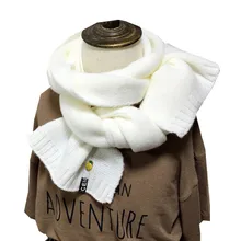 17 Цвета осень-зима детей имитация кашемировый шарф для девочек, для мальчиков с отложным воротником, теплые, Утолщенные, шейный платок детей Bufandas