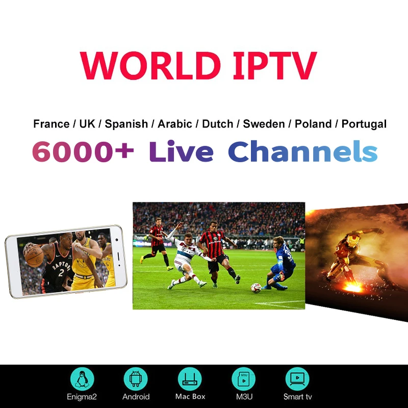 

Stable IPTV subscription M3U 6000+ Live FULL 4K HD Sports IPTV french polish UK Germany Arabic iptv Android TV channel