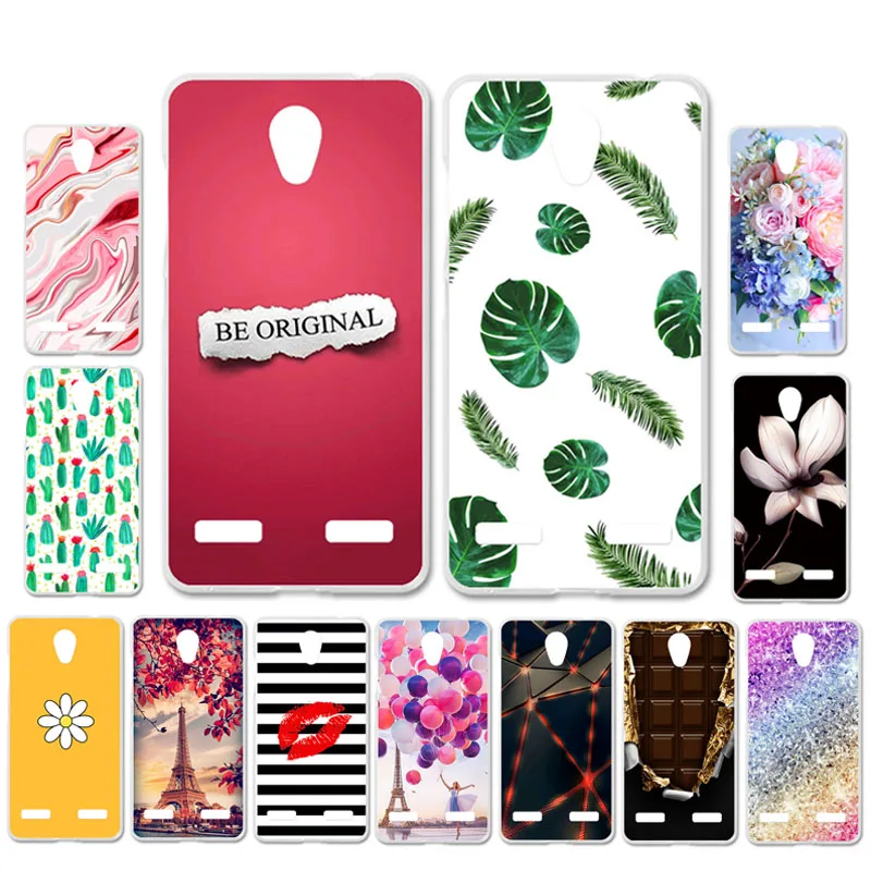 

Ojeleye DIY Patterned Silicon Case For ZTE Blade L7 Case Soft TPU Cartoon Phone Cover For ZTE L7 Covers Bags Anti-knock Shell