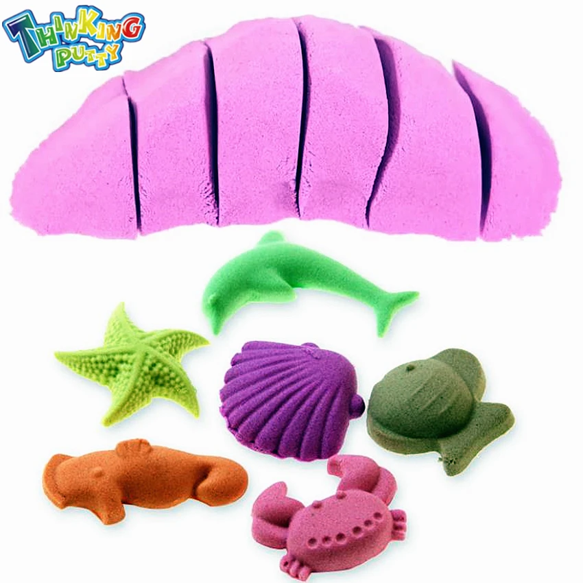 Space Sand Playdough Color Powder Charm Moving Play DIY Mold Accessories Model Maker Tool Kit Fimo No Borax 3C Toy For Kids | Игрушки и