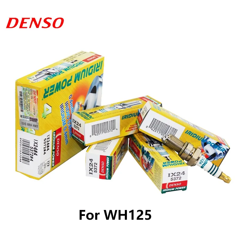 

4pieces/set DENSO Spark Plug For Motorcycle WH125 Iridium IX24