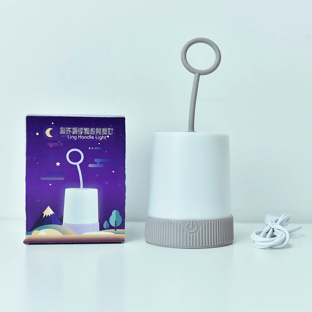 Зарядка через usb СВЕТОДИОДНЫЙ цветной портативный ночное освещение в доме