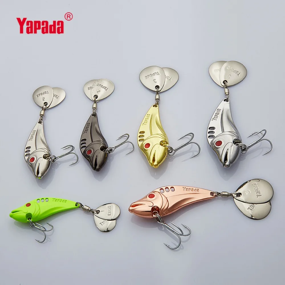 YAPADA VIB 306 привидение 10 г/15 г/20 г/25 г тройной крючок + вращающиеся блестки 43 мм/49 мм/53