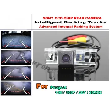

For Peugeot 106 / 1007 / 207 / 207CC Intelligent Car Parking Camera / with Tracks Module Rear Camera CCD Night Vision