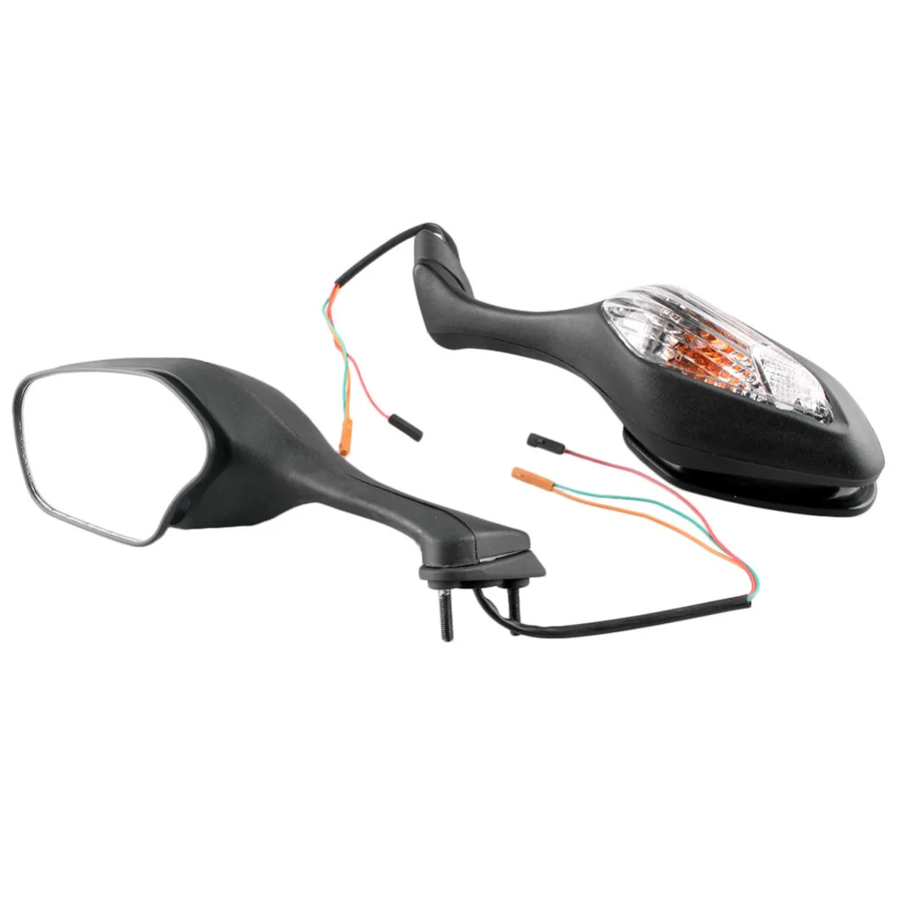 

1Pair Motorcycle Rearview Side Mirrors w/ LED Indicator Light For Honda CBR1000RR 2008 2009 2010 2011/ CBR 1000 RR 08 09 10 11