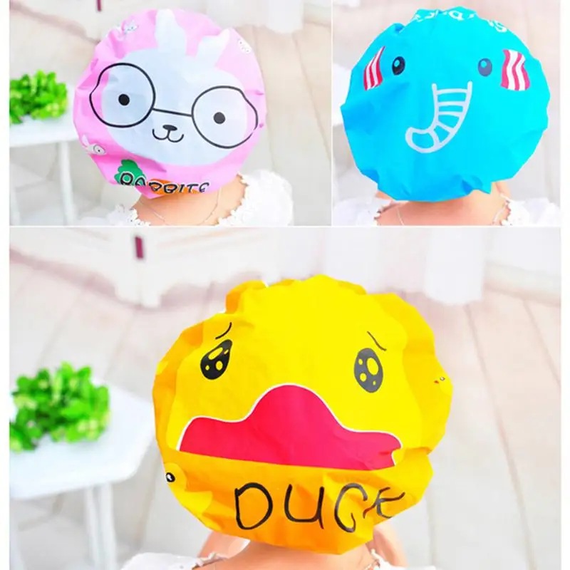 Cute Cartoon Shower Cap Waterproof Shower Cap Environmental Protection