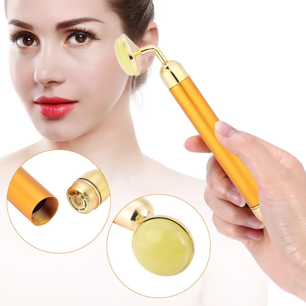 24K beauty Bar V лицо артефакт подтяжка лица палка против морщин глаз нефритовый