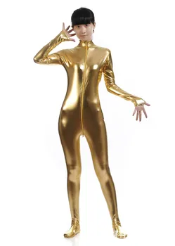 

(SM7173)12 colors Shiny Metallic Tights Unisex original Fetish Zentai Suits