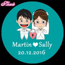 100 шт. персонализированные свадебные наклейки пользовательские наклейки в виде конфет обручальное Юбилейная Вечеринка выступление запасы этикеток Boda