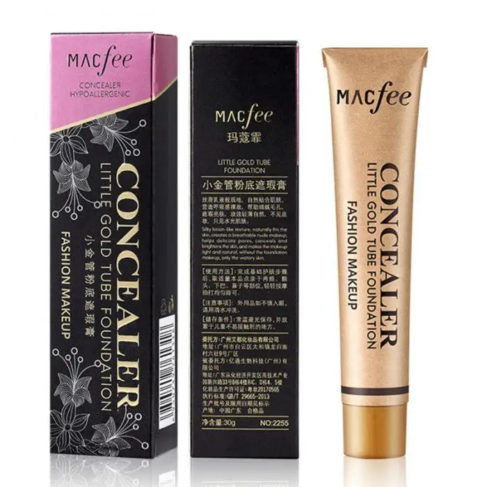 little gold tube foundation concealer