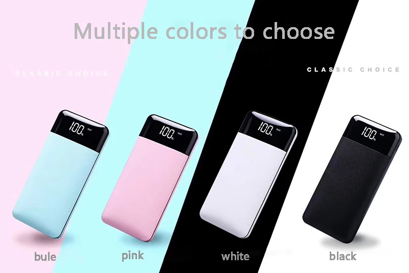 2018 New Style Power Bank 18650 Mobile Display 30000mAh Charging Treasure LCD Supply for IPhoneX | Мобильные телефоны и