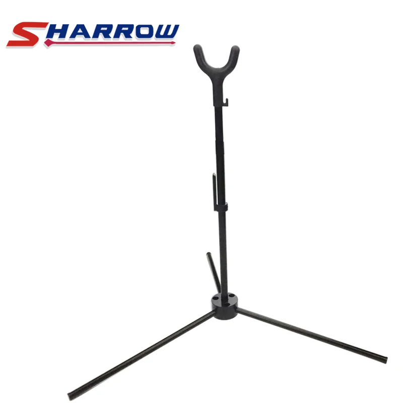 

Sharrow 1 Piece Archery Recurve Bow Stand Aluminum Alloy Bow Holder for Shooting Hunting Outdoor Sports