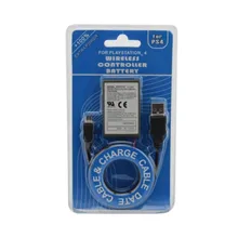 Дополнительная мощность 2000 мАч пакет+ USB кабель зарядного устройства для playstation 4 беспроводной контроллер батареи Dualshock 4 PS4