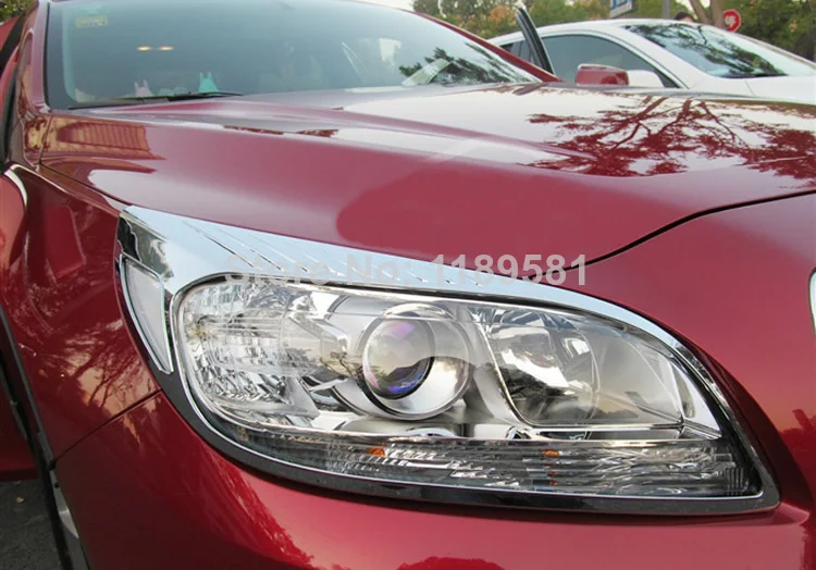 Хромированная накладка на фару для Chevrolet Malibu 2013 2014 2015 ABS|trim cover|abs chrometrim chrome |