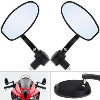 

1 Pair 22mm Modified All Aluminum Cherries 219 Universal Motorcycle Rearview Mirror 10.5 x 3.5 CM Motorbike Side Mirrors