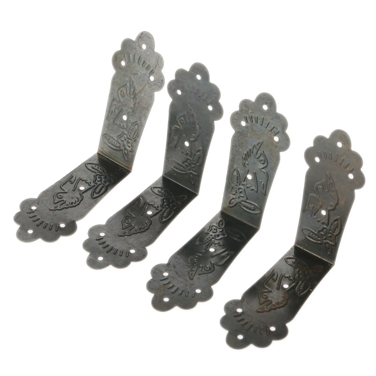 4 шт. винтажные декоративные угловые кронштейны для мебели|decorative corner brackets|corner