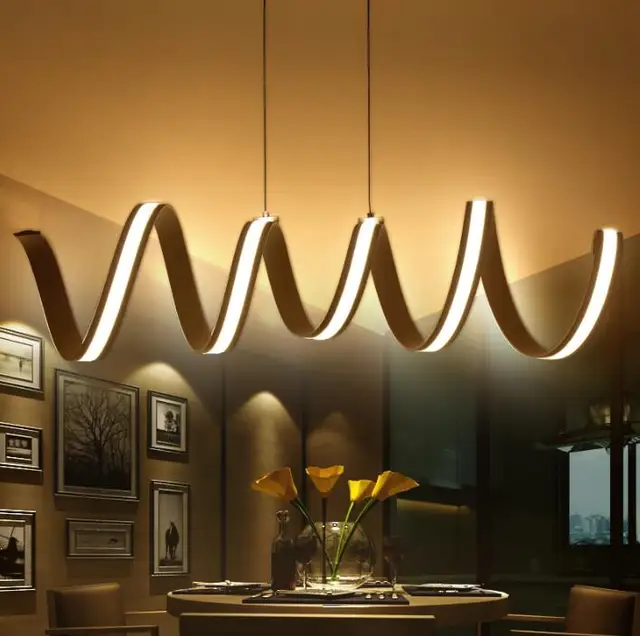 Moderno LED colgante Lámparas comedor Sala Lámparas colgantes Lampe ... Moderno LED colgante Lámparas comedor Sala Lámparas colgantes Lampe ...