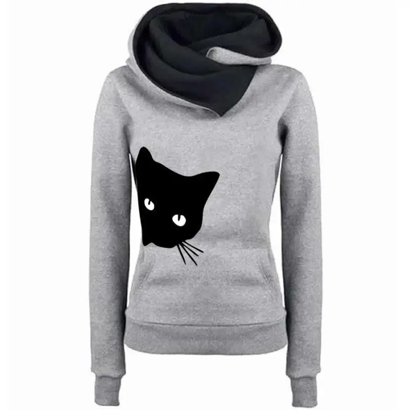 Lapel Hooded Hoodies For Women  Letters Print Sweatshirt Femmes Sweatshirts  Tops Print Girls Frauen Funny Street Thick Sweet