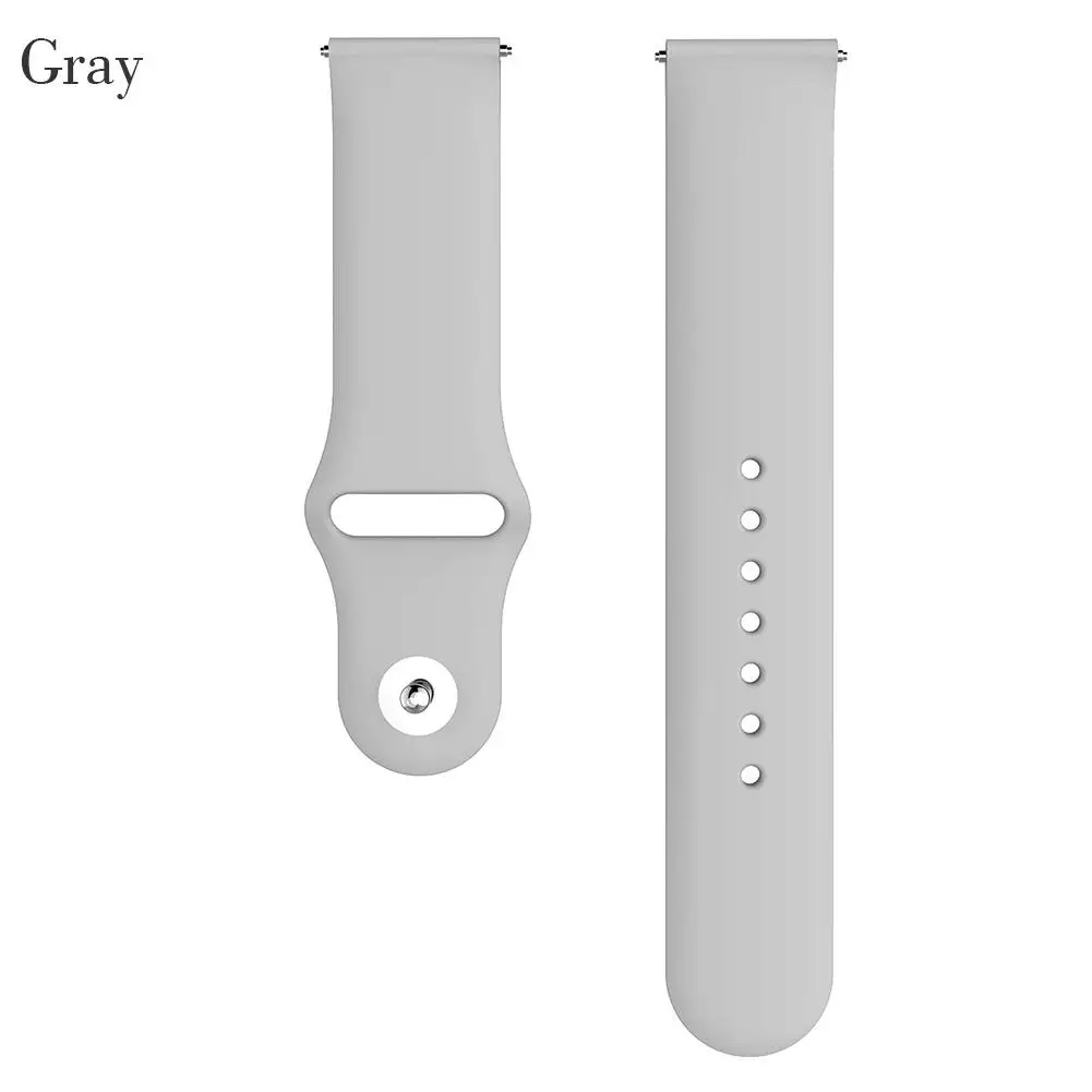 Цветной ремешок на запястье для POLAR Vantage M Smartwatch браслет на запястье Сменные аксессуары силиконовый ремешок - Цвет: Gray