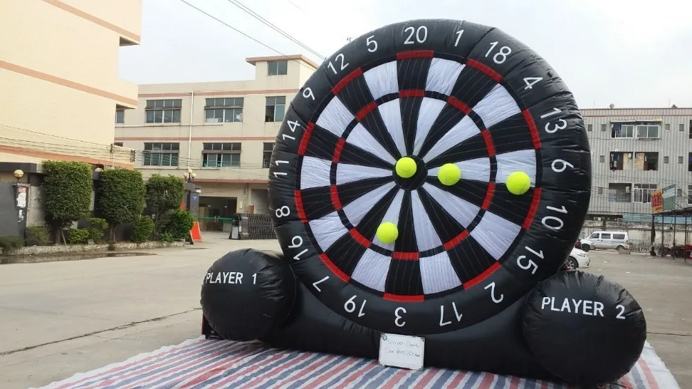 Free shipping! 4m/13ft inflatable soccer darts,inflatable soccer dart