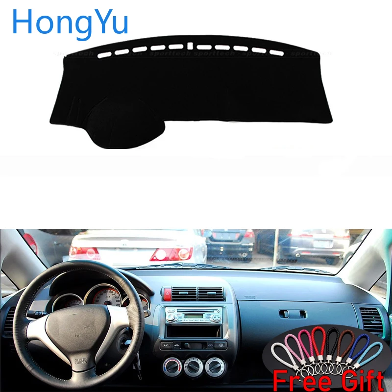 Коврик для приборной панели чехол Солнцезащитный ковер Honda fit Jazz 2004-2007 аксессуары