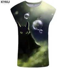 KYKU бренд Летучая мышь майка для мужчин животное Ftness Одежда Harajuku майка Косплей Стрингер абстрактный для мужчин s Бодибилдинг