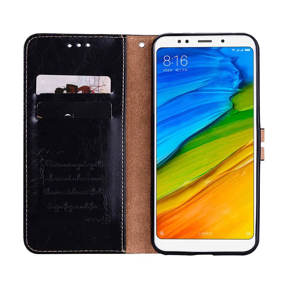 

Leather Phone Case Wallet Cover For Xiaomi Redmi Note 5A 32G Redmi 4X 3S 4 4A Flip smart Stand Case for xiaomi cover phone case