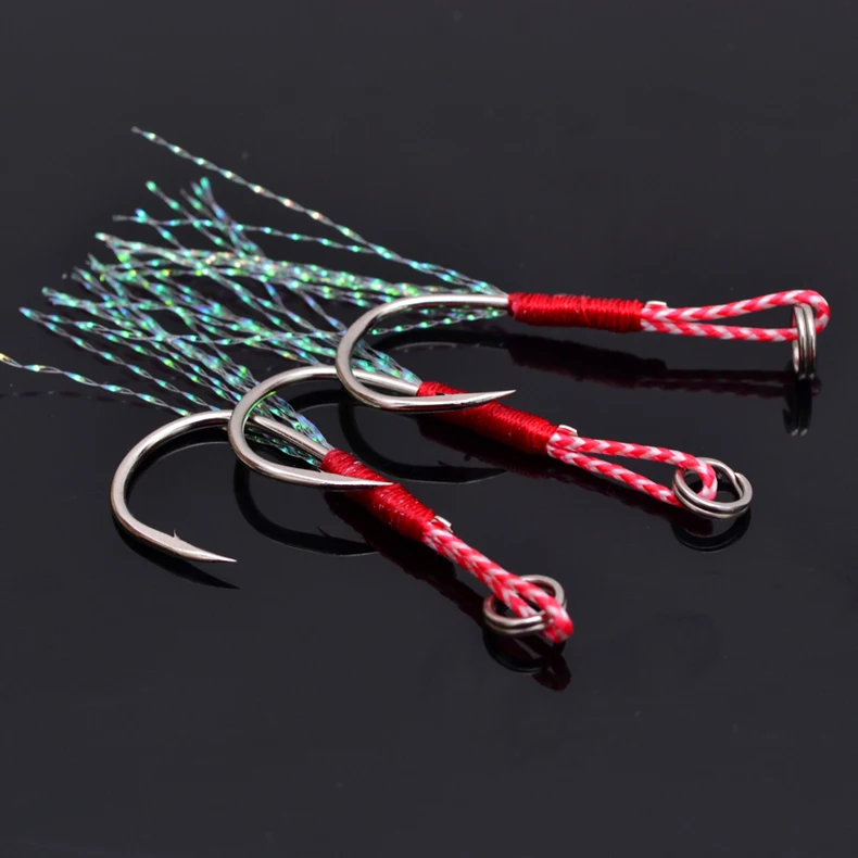 3PCS/lot fishing hooks mustad High carbon Steel fishing hook squid