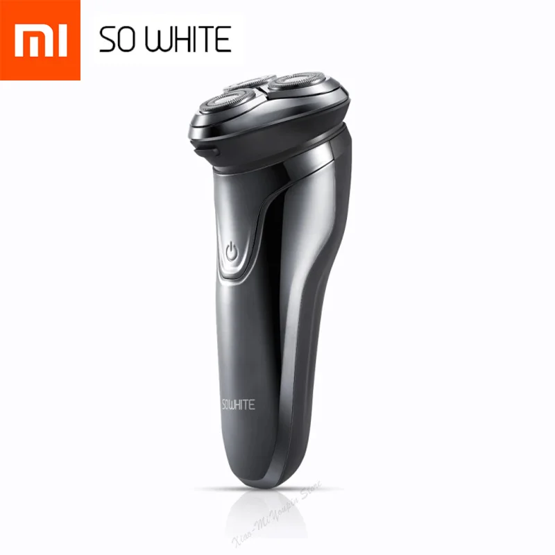 

Xiaomi Mijia SO WHITE Wireless 3D Smart Control USB Charging Electric Shaver Blocking Protection IPX7 Waterproof for Men Gift