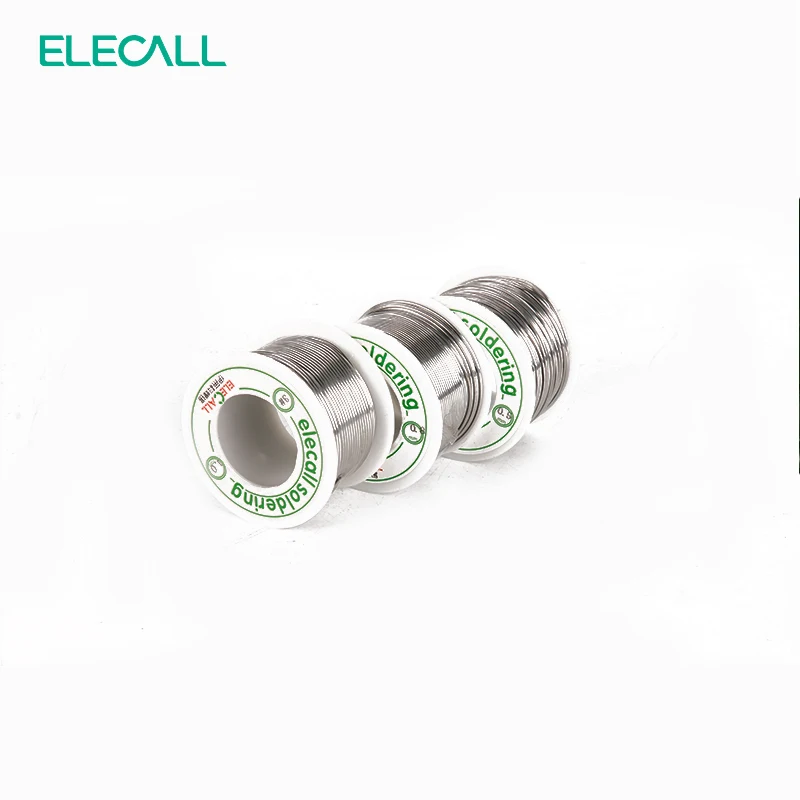 ELECALL 41SN чистая Оловянная 0 5 мм 75 г Оловянно свинцовая канифольная катушка с флюсом