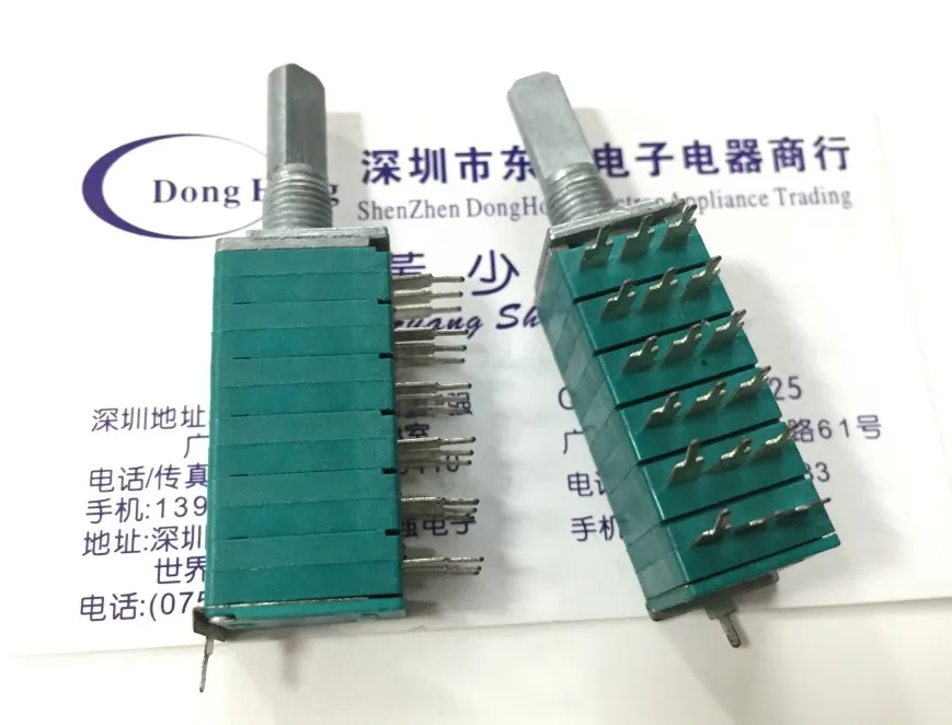 

Precision six-connected potentiometer B50K*6 shaft length 20MM multi-unit power amplifier volume potentiometer