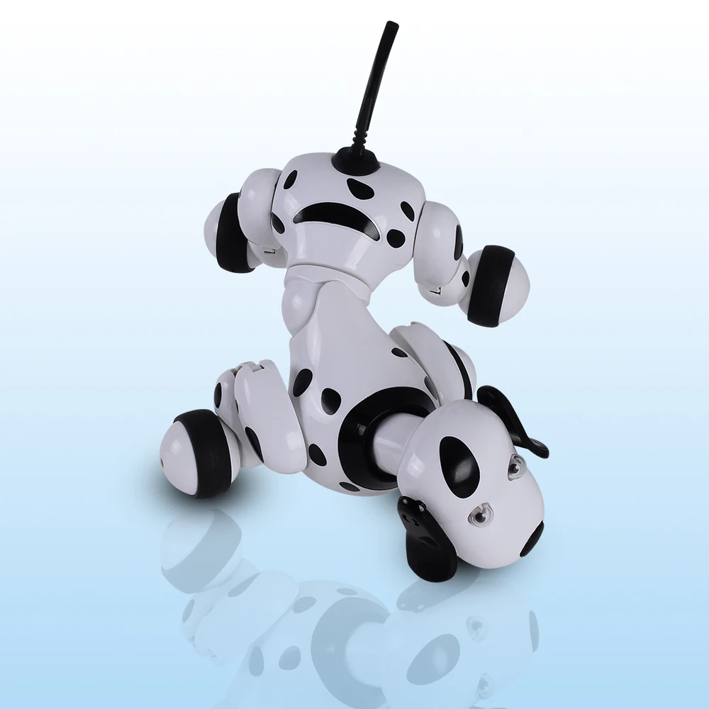 

High Quality 777-338 RC Smart Dog Robot 2.4G Intelligent Simulation Mini White Pink For Kids Gift