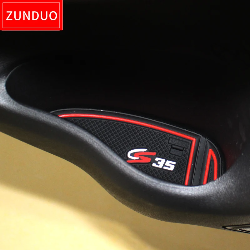 Коврик ZUNDUO со слотом для ворот CHANGAN CS35 2012 2019 коврик двери нескользящий