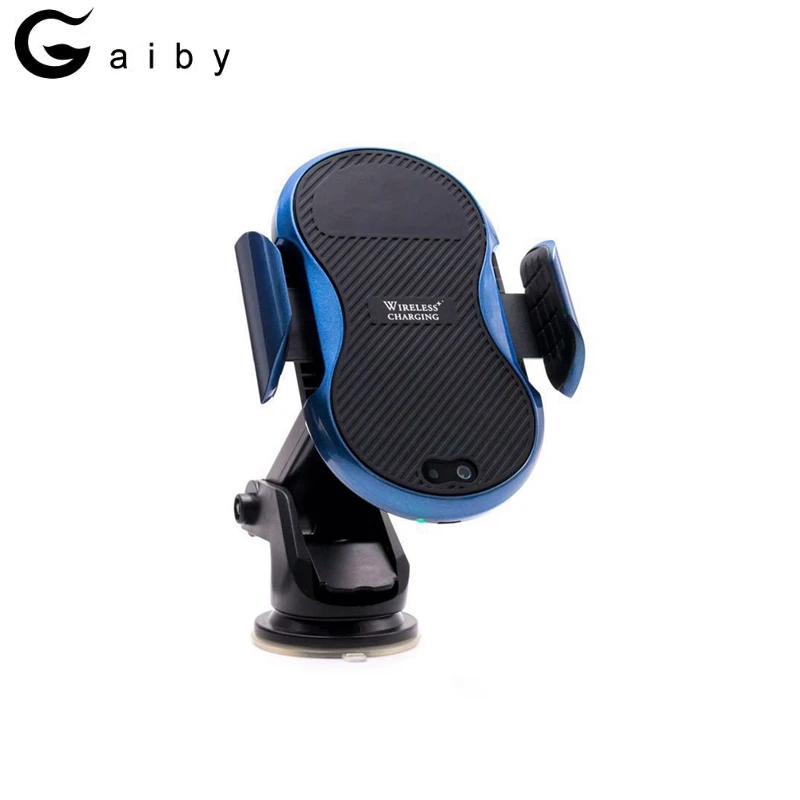 Car Qi Wireless Charger For iPhone X 8 Plus Flash Charger Car Holder Stand For Samsung S9 S8 Note 9 10W Phone Fast Charging Pad