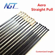 PSR Aero – rayons droits en acier inoxydable T302, 10 pièces/lot, 230 242 250 258 263 270 275 278 280 282 285 287 292 298mm