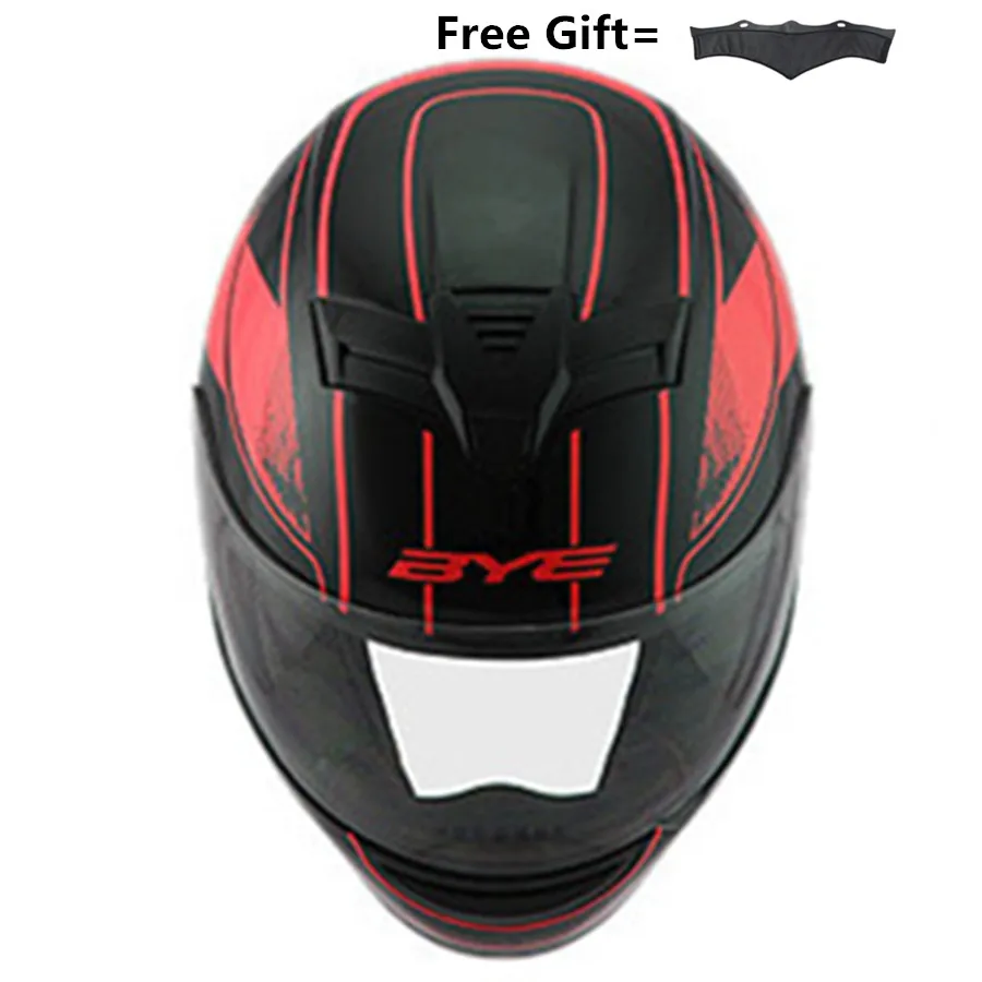Новинка, модный мотоциклетный шлем с двойным козырьком, система, полное лицо, helmetofor, для мужчин и женщин, DOT, одобрено, высокое качество - Цвет: clear visor