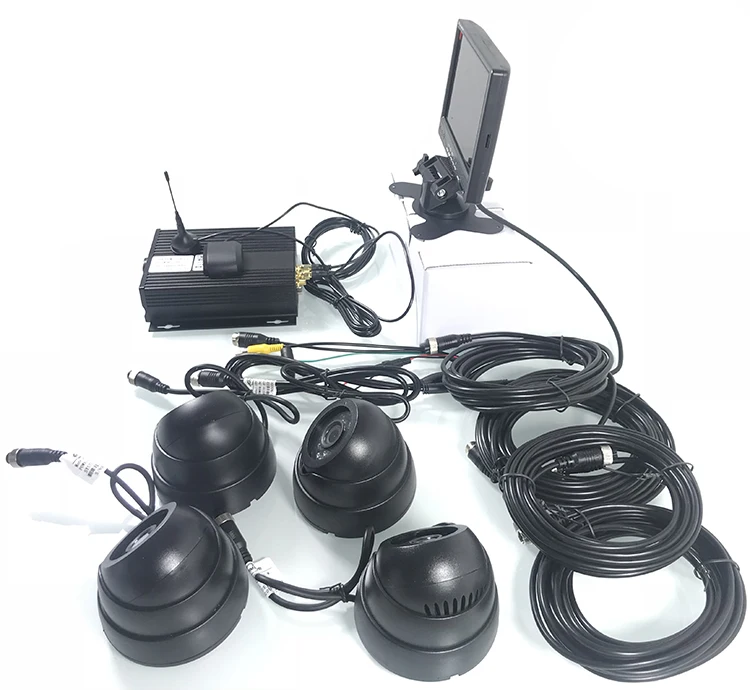 Best SD card monitoring + remote positioning monitoring + cycle recording 3G GPS bus monitoring kit private car / heavy machinery 8