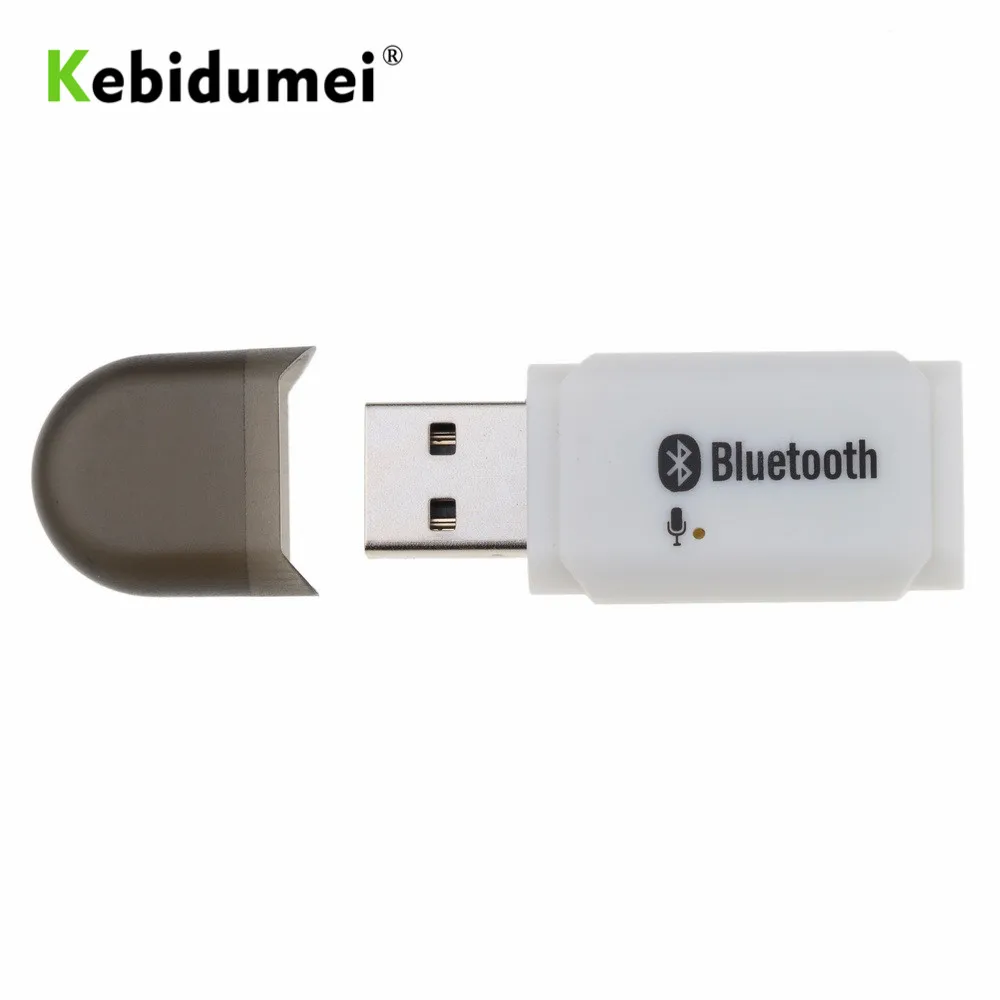 Kebidumei Bluetooth 5,0 музыкальный аудио стерео приемник ключ USB беспроводной адаптер приемник для компьютера Автомобильный плеер динамик новейший