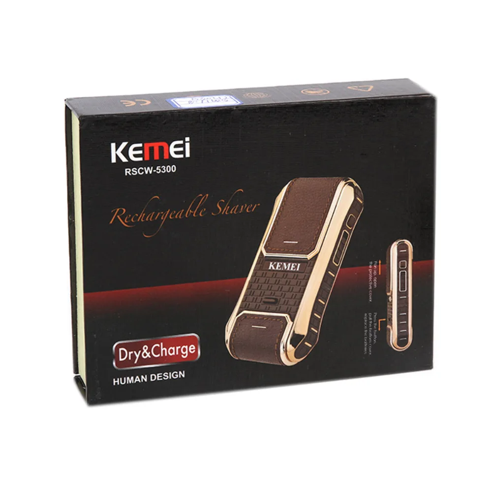 Kemei 2-в-1 электробритва станок для бритья триммер для бороды борода бритва электрическая бритва для мужчин barbeador eletrico уход за лицом