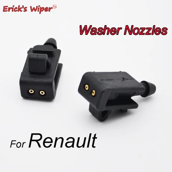 

Erick's Wiper 2Pcs Front Windshield Wiper Washer Jet Nozzle For Renault Laguna 3 2007- 2015 OE#8200082347