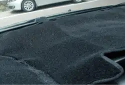 Для Audi Q7 2006-2013 черные туфли высокого качества крышки ковер приборной панели избежать солнечного света коврик Защита от солнца