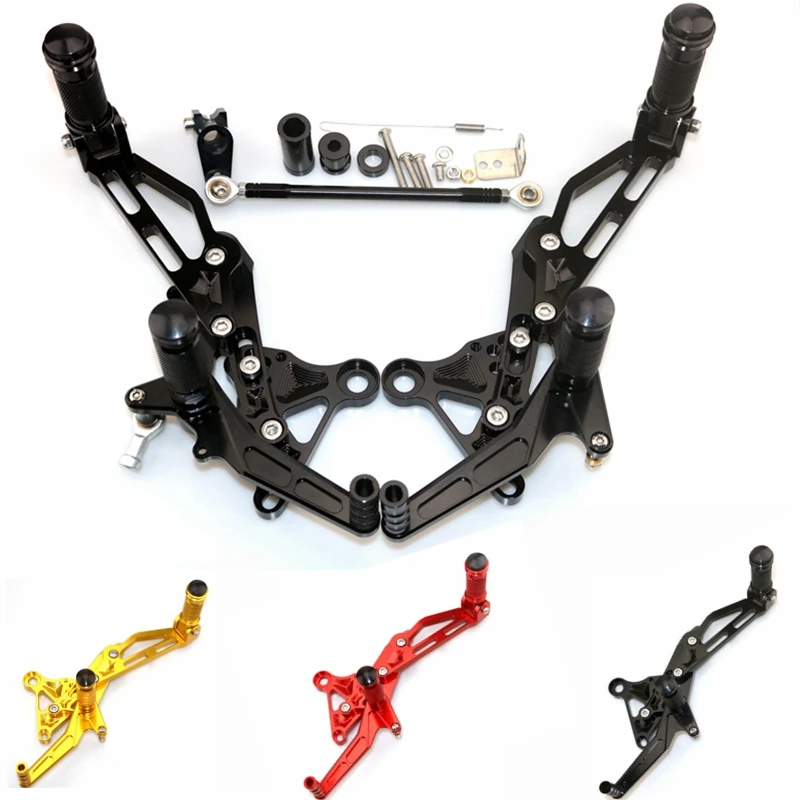 CNC Adjustable Rearsets Foot Rest For HONDA GROM MSX125 MSX125SFin Foot Rests from Automobiles