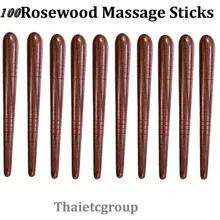 

100 pcs Thai Traditional Reflexology Foot massage Rose wood stick hot relax care