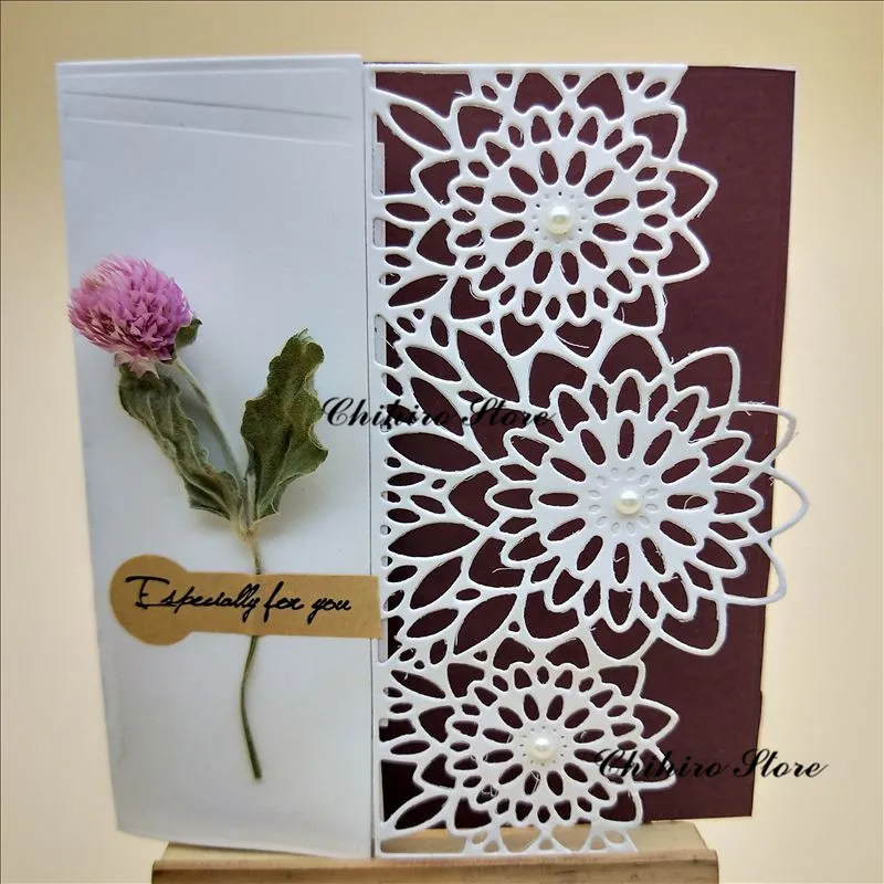 

flowers border Metal Cutting Dies new 2019 Scrapbooking For Card Making DIY Embossing Cuts New Craft Pattern Photo Frame Cover