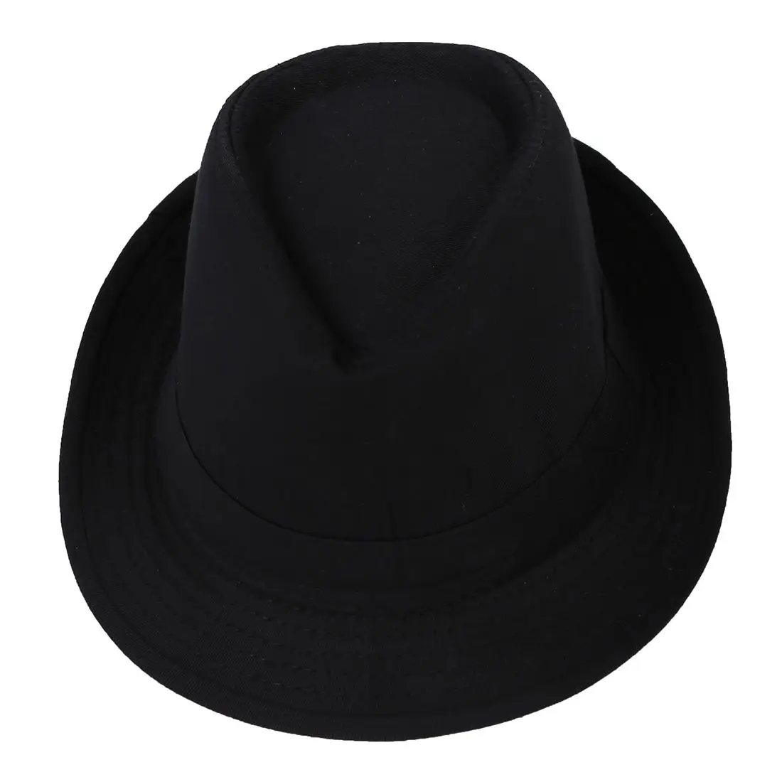 Черный Fedora простая шляпа наряд аксессуар для гангстера нарядное платье