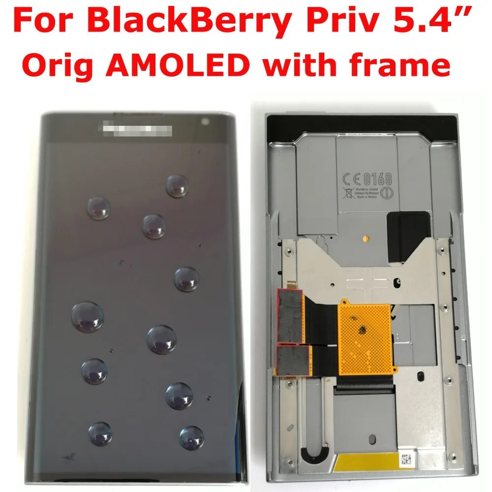 

Shyueda 100% Orig AAA+ AMOLED 5.4" For BlackBerry Priv STV100-1 STV100-2 STV100-3 STV100-4 LCD Display Touch Screen Digitizer