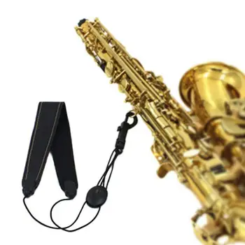 

10X Wholesale Adjustable Saxophone Sax Leather Nylon Padded Neck Strap with Hook Clasp