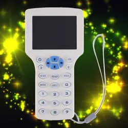 Белый CTCSS 99 до 3 км (открыть поле) 9 частоты копия зашифрованные NFC смарт-карты копировщик электронных ключей ID/IC Писатель Читателя с USB кабель