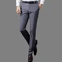 Luxury Mens Suit Pants Fashion Dress Pants Formal Business Male Casual Long Trousers Slim Fit Male Wedding Dress Mens Suit